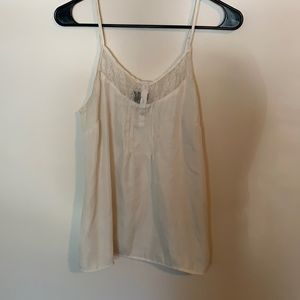 White/cream tank top